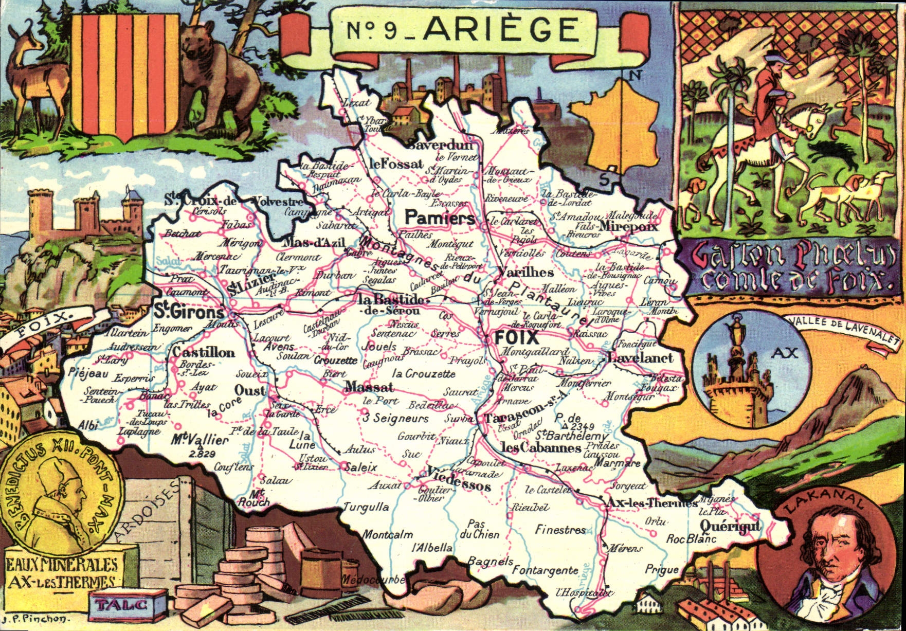 Ariège — N°9 — Éditeur J.P. Pinchon