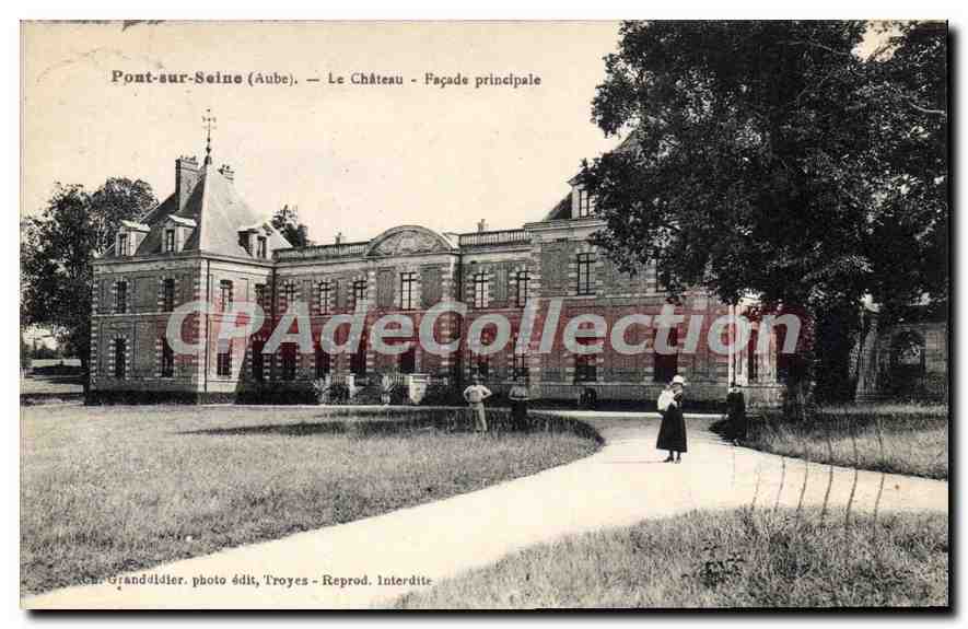 Pont-sur-Seine (Aube) — Le Château — Façade principale — G. Granddidier, photo édit, Troyes