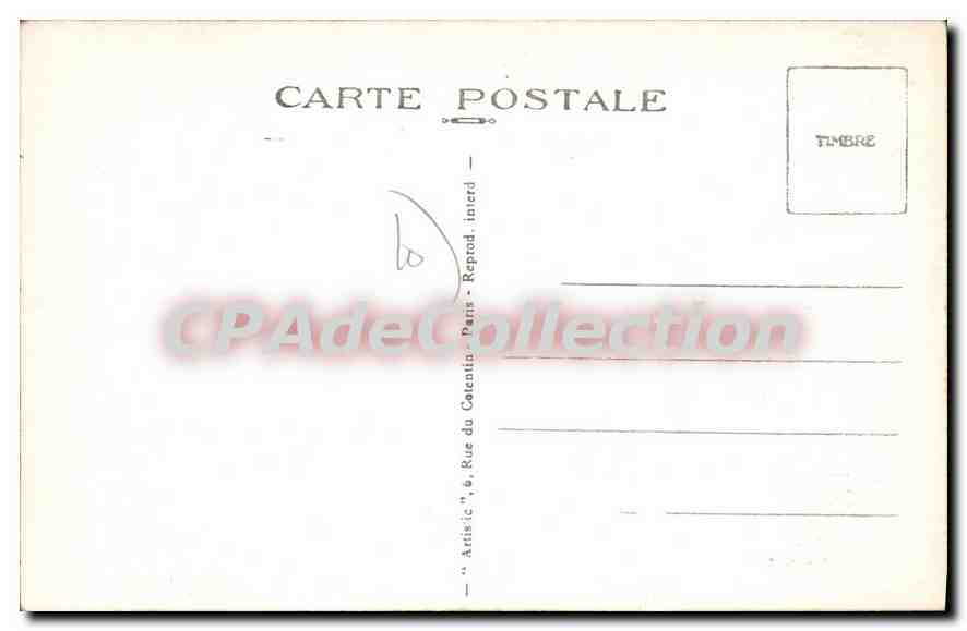 PONT-sur-SEINE (Aube) — Les 3 Hêtres Rendez-vous de Chasse du Château — Candelot, édit. 700 — Verso