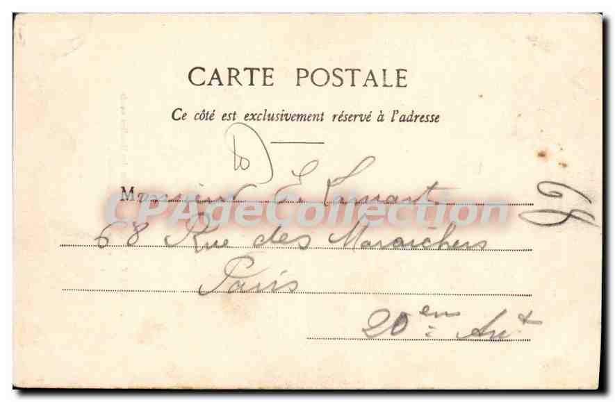 Vieux Troyes — Tourelles des Moulins neufs et Bouillon de Croncels — Collection de l'artiste — Verso