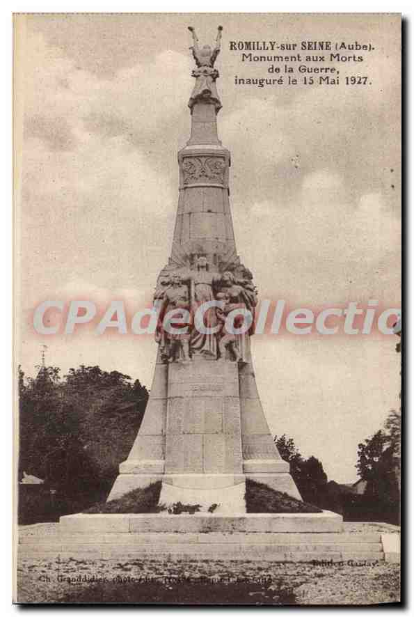 CPA Rommily sur Seine Aube Monument aux Morts de la Guerre 