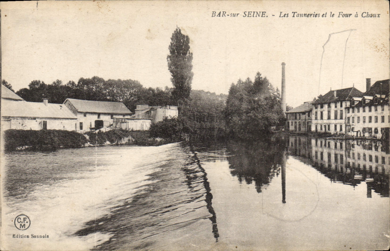 BAR-sur-SEINE. — Les Tanneries et le Four à Chaux — Edition Saunois