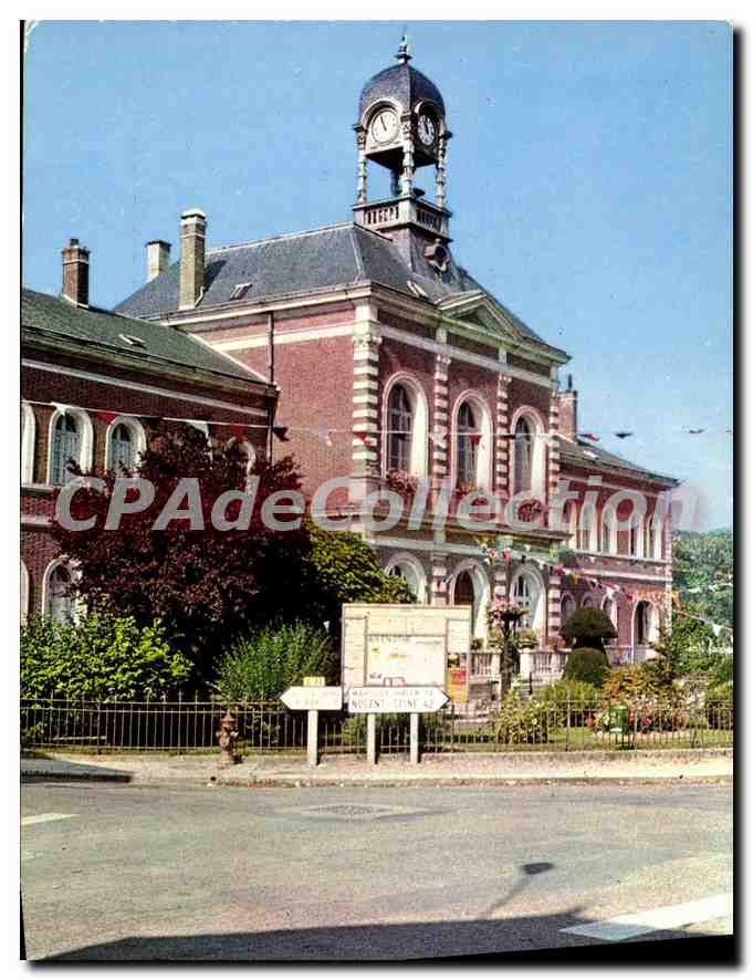 CPA Aix en Othe Aube L'Hotel de Ville 