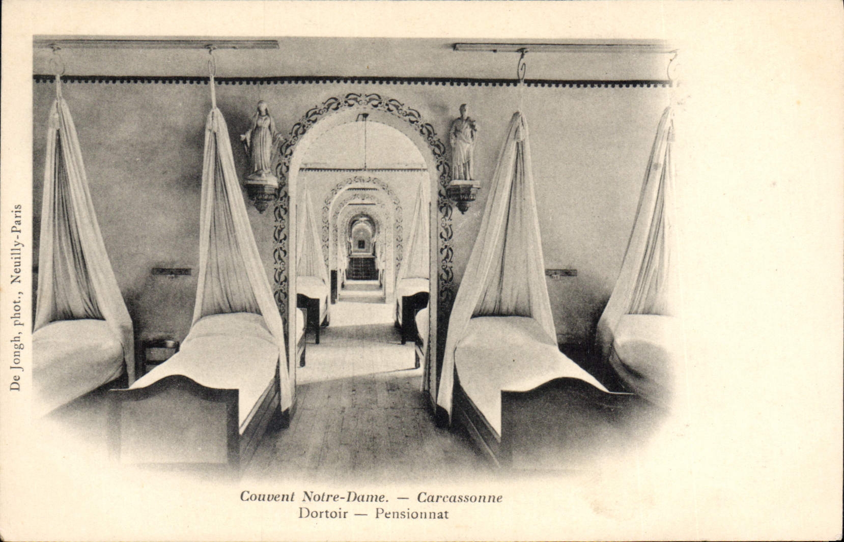 CPA Couvent Notre Dame Carcassonne Dortoir Pensionnat 