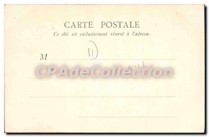 CPA Couvent Notre Dame Carcassonne Dortoir Pensionnat  — Rückseite