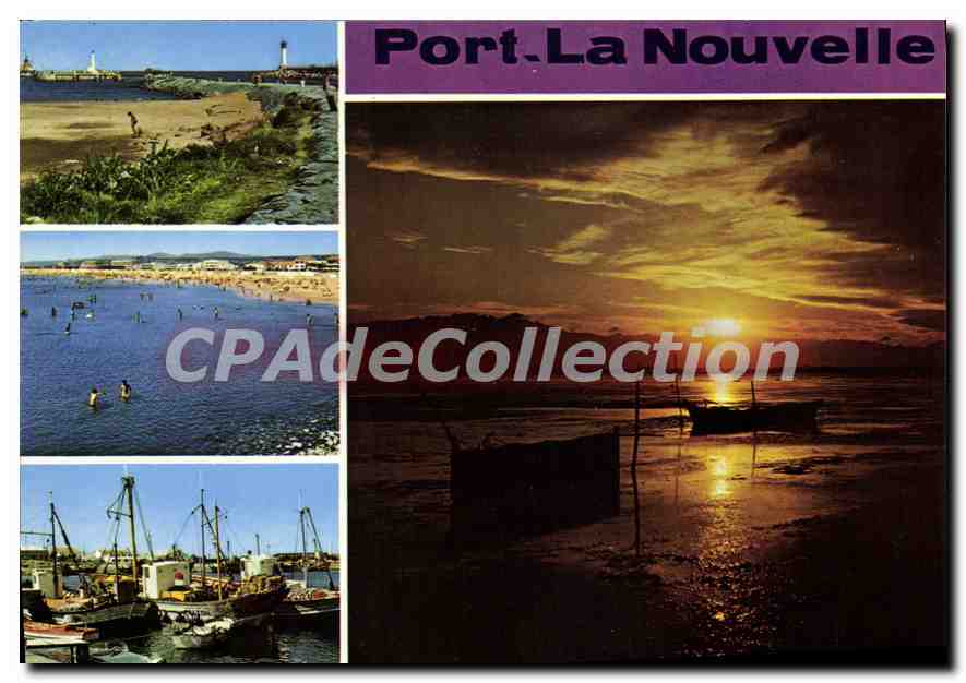 CPA Port la Nouvelle Aude L'Entree du Port 