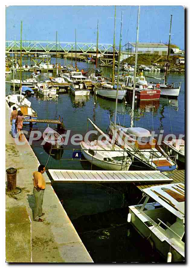 CPA Port la Nouvelle les quais du port de plaisance 