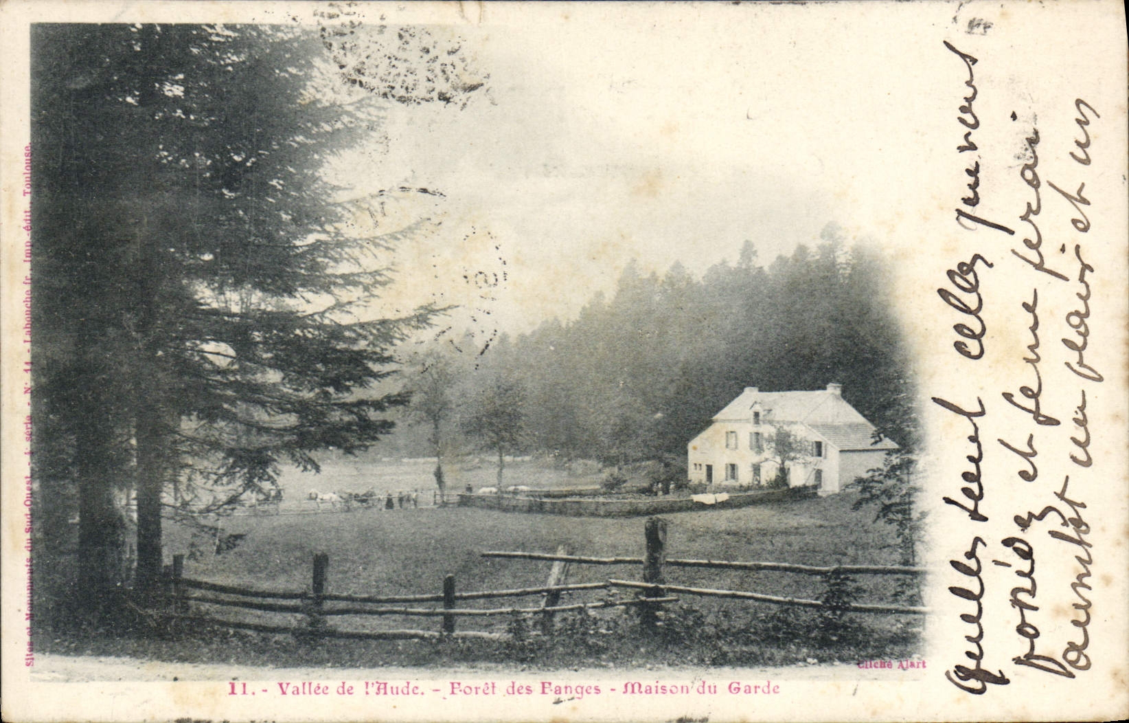 CPA Vallee de l'Aude Foret des Banges Maison du Garde 