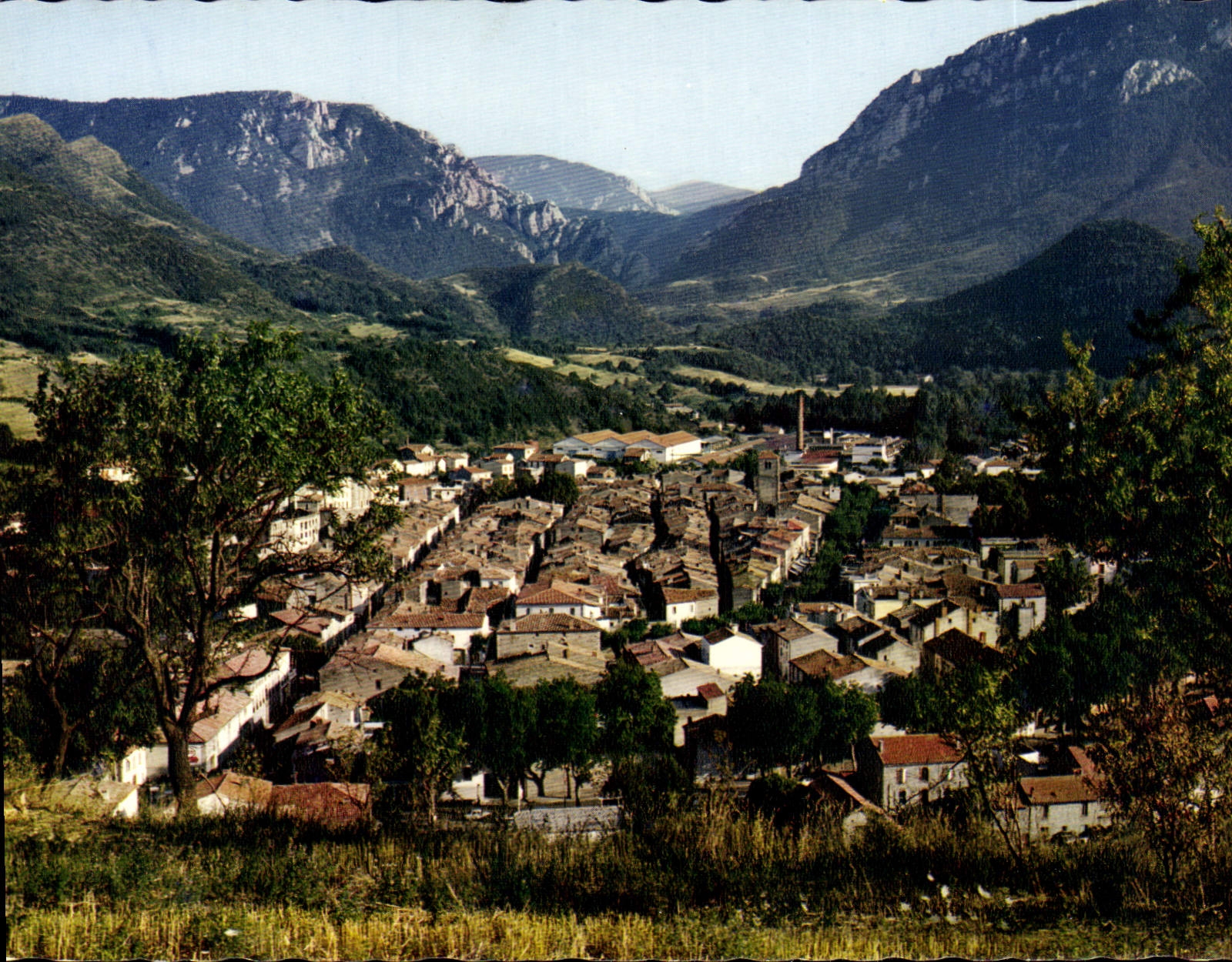 Quillan (Aude) — Vue pittoresque vers les gorges de l'Aude — Éditions Théojaac, Limoges