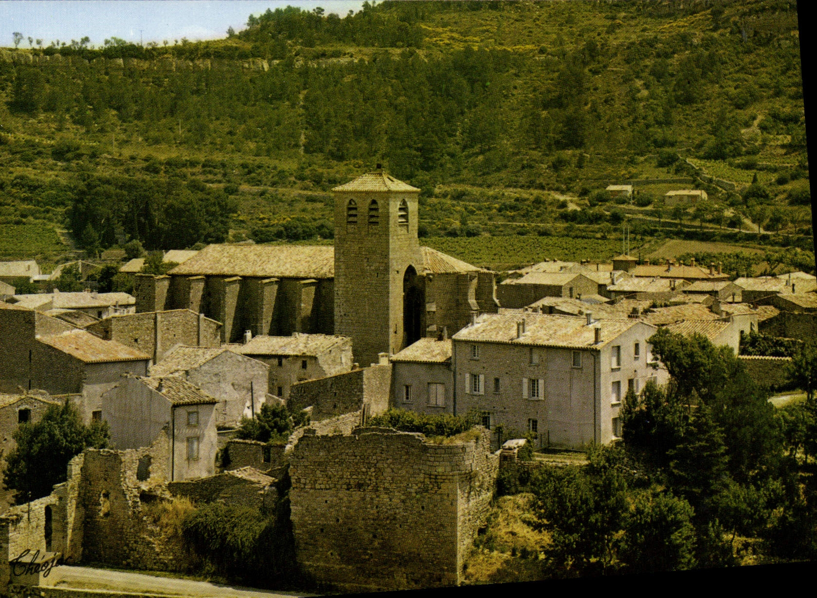 Lagrasse - Corbières (Aude) — Les Remparts et la Roche Galière — Éditions Médiennes « Théojac »