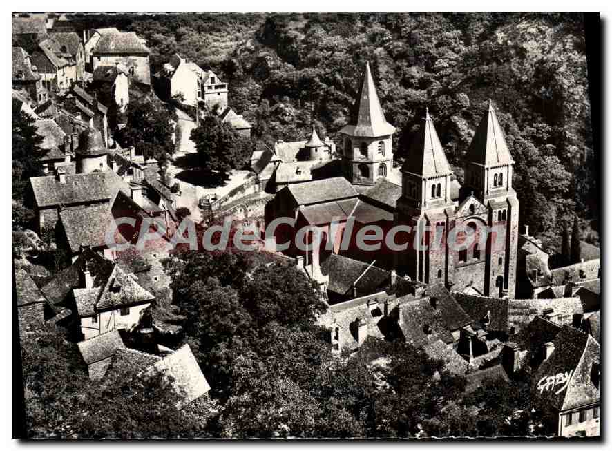 Cônques (Aveyron) — Vue Nord-Ouest de l'Église — Éditions Gaby, Nantes