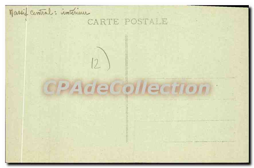 CPA Entraygues Aveyron Confluent du Lot et de la Truyere  — Rückseite