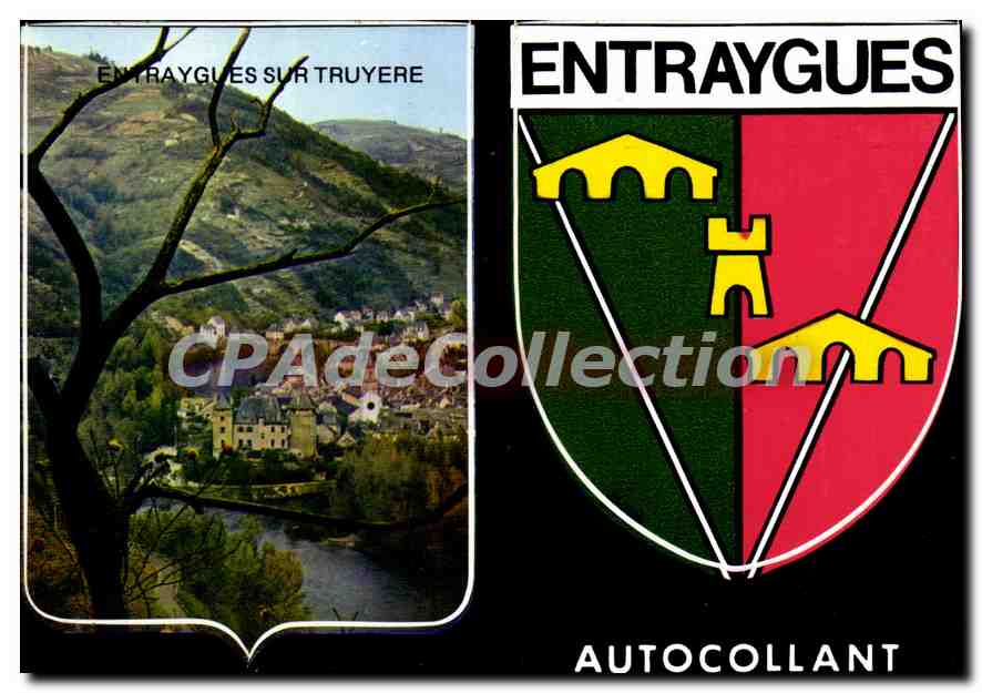 Entraygues-sur-Truyère — vue du confluent avec le Lot — Éditions de Larrieu