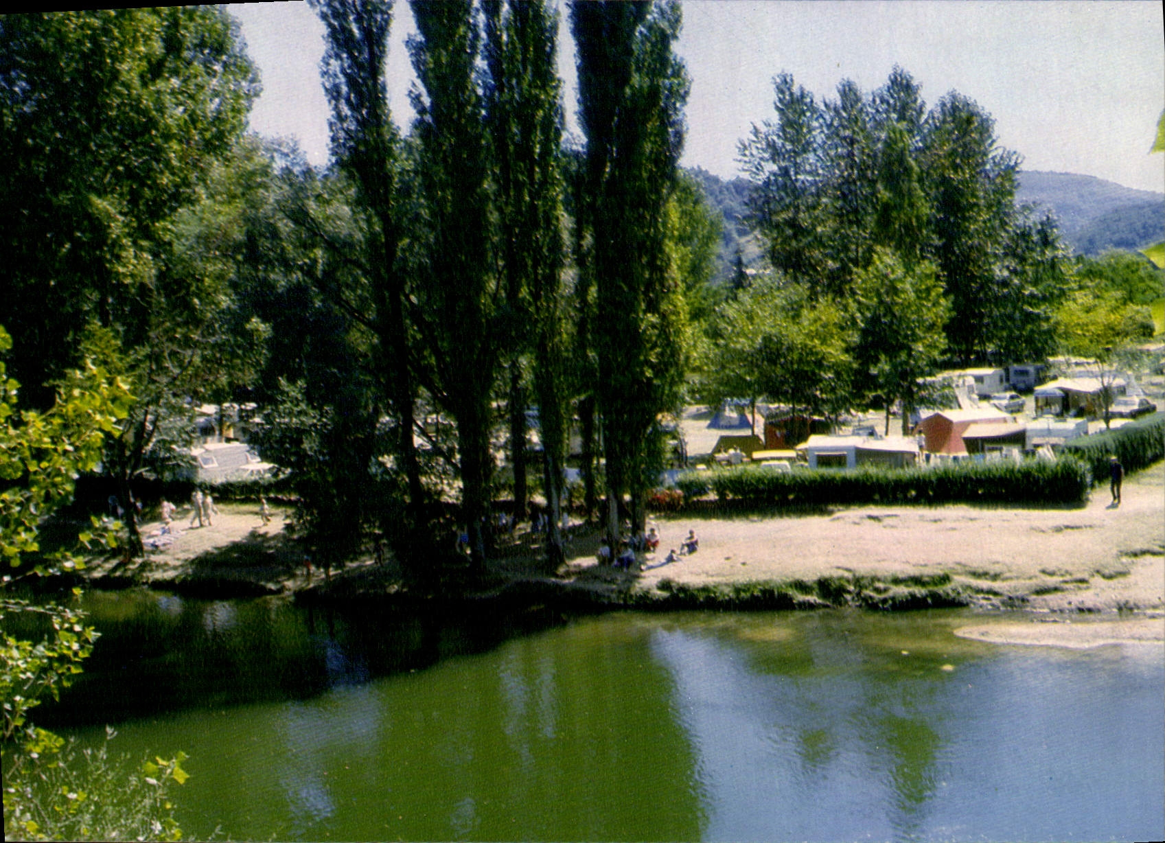 CPA Espalion Aveyron Le camping en bordure du Lot 