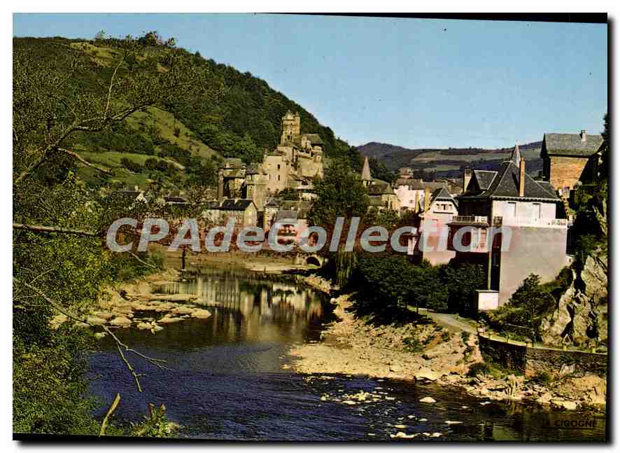 CPA Estaing Aveyron Vue generale 