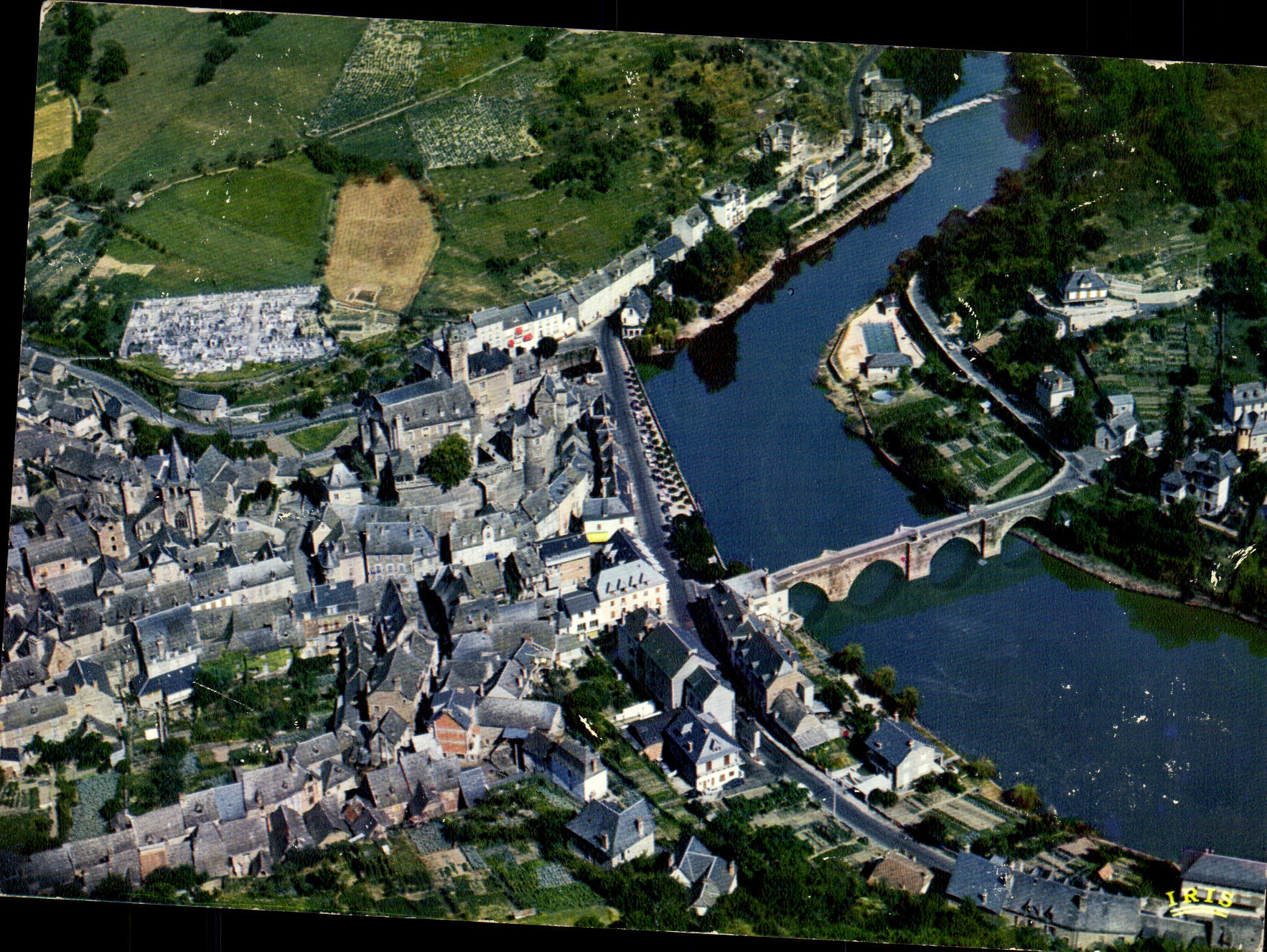 Estaiming (Aveyron) — Vue générale de la vallée du Lot — Éditions Modernes & Théoljac