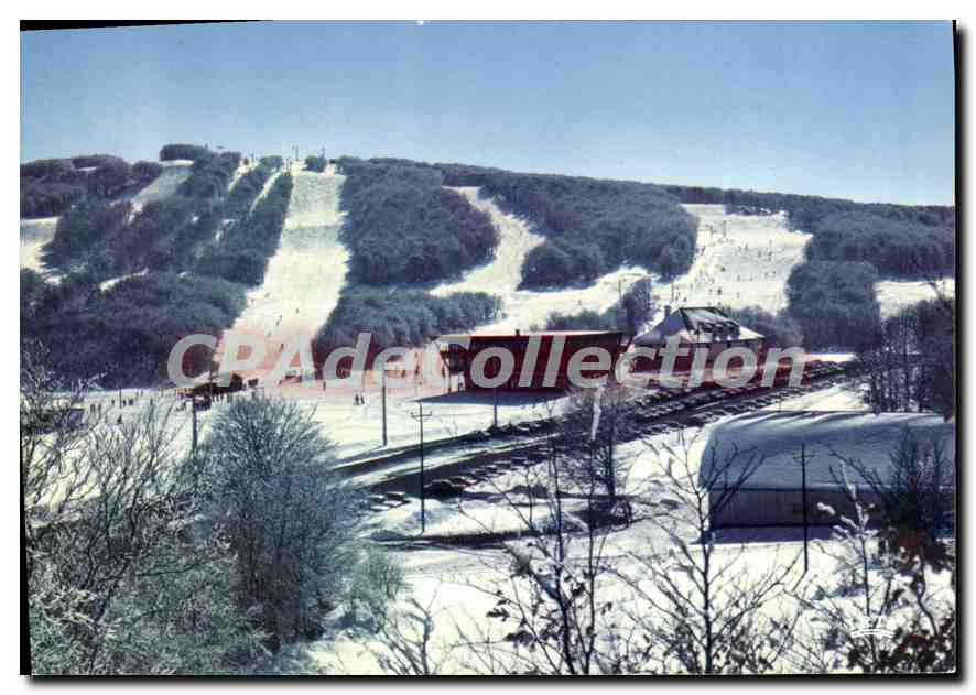 CPA Laguiole Aveyron Les champs de neige 