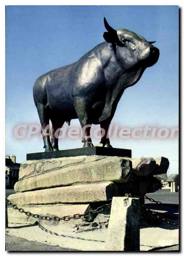 CPA Laguiole Aveyron Le Taureau par Guyot 