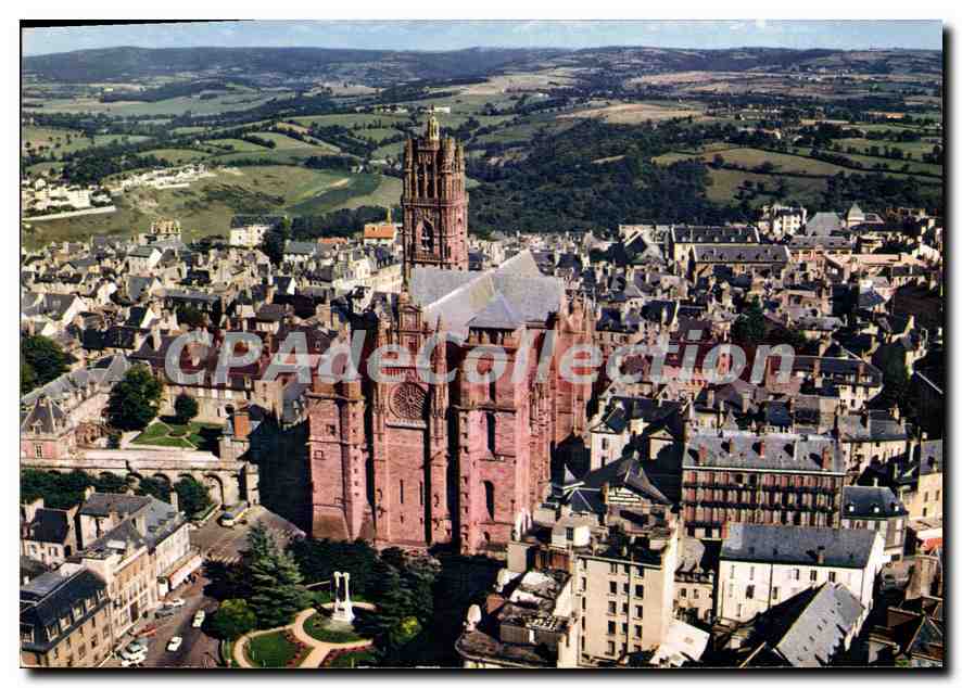 CPA Rodez Aveyron La Cathedrale Notre Dame 