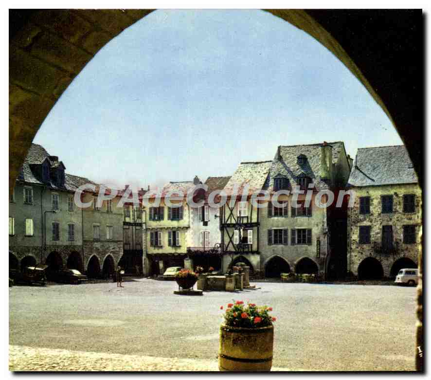 CPA Sauveterre en Rouergue Aveyron Bastide Royale 