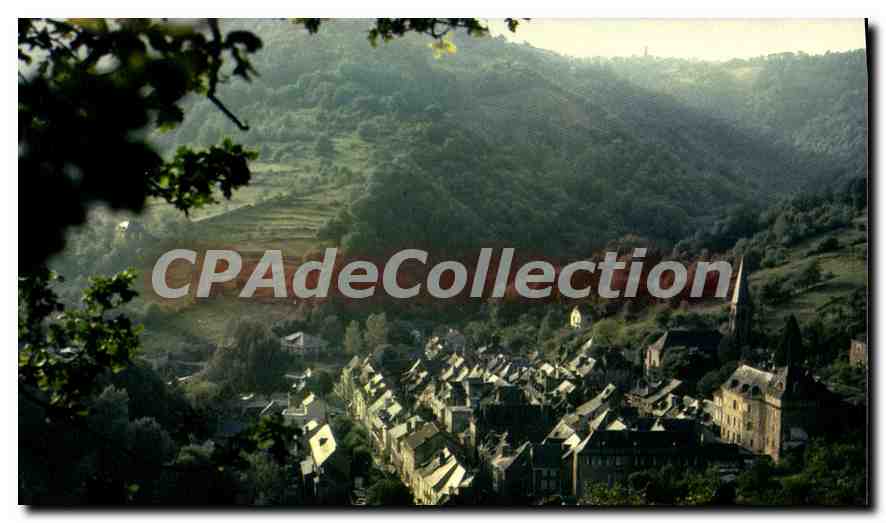 CPA Villecomtal Aveyron Vue generale 