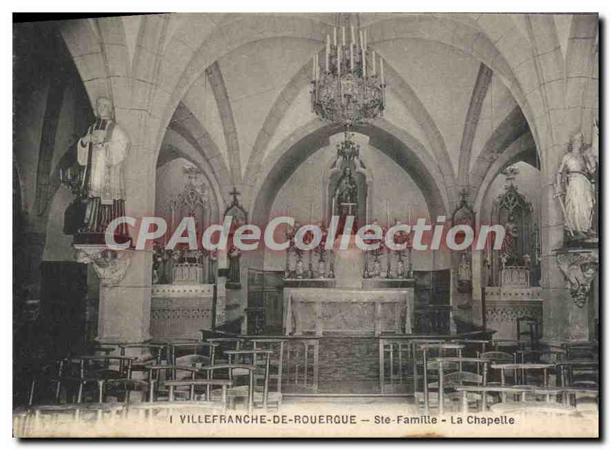 CPA Villefranche de Rouergue Ste Famille La Chapelle 