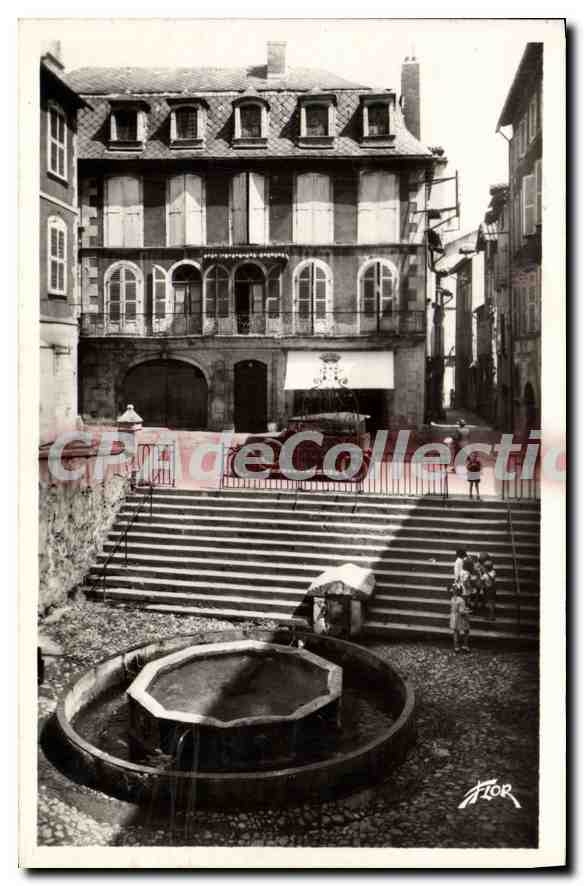 Villefranche-de-Rouergue — Ancienne fontaine publique ou Grifoul — Éditions Artistiques Marceau CARRIÈRE