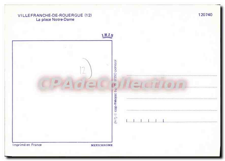 Villefranche-de-Rouergue — La place Notre-Dame — IRIS 120740 — Reverso