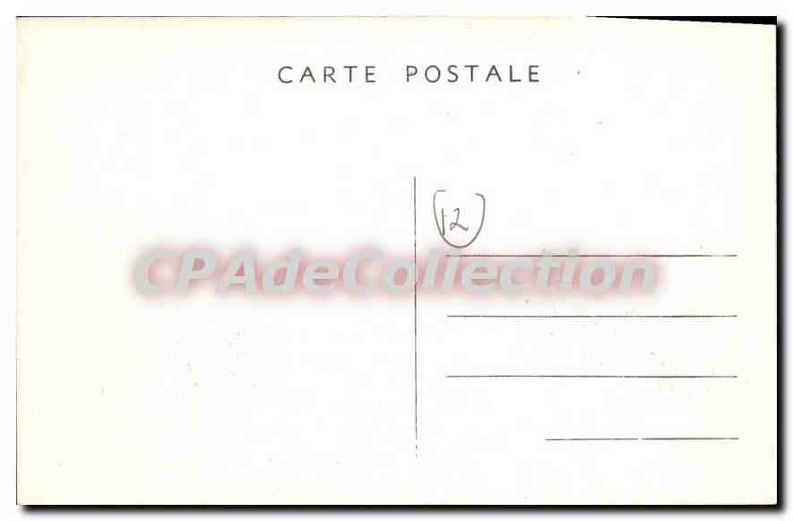 CPA Camp du Larzac Logement des Officiers superieurs  — Rückseite