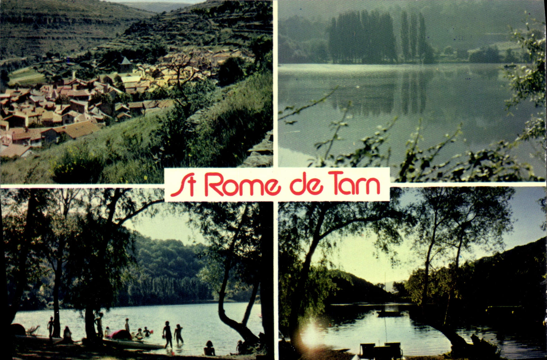 Saint-Rome-de-Tarn — vue générale — Base de loisirs — éditeur IRIS, n° 120778