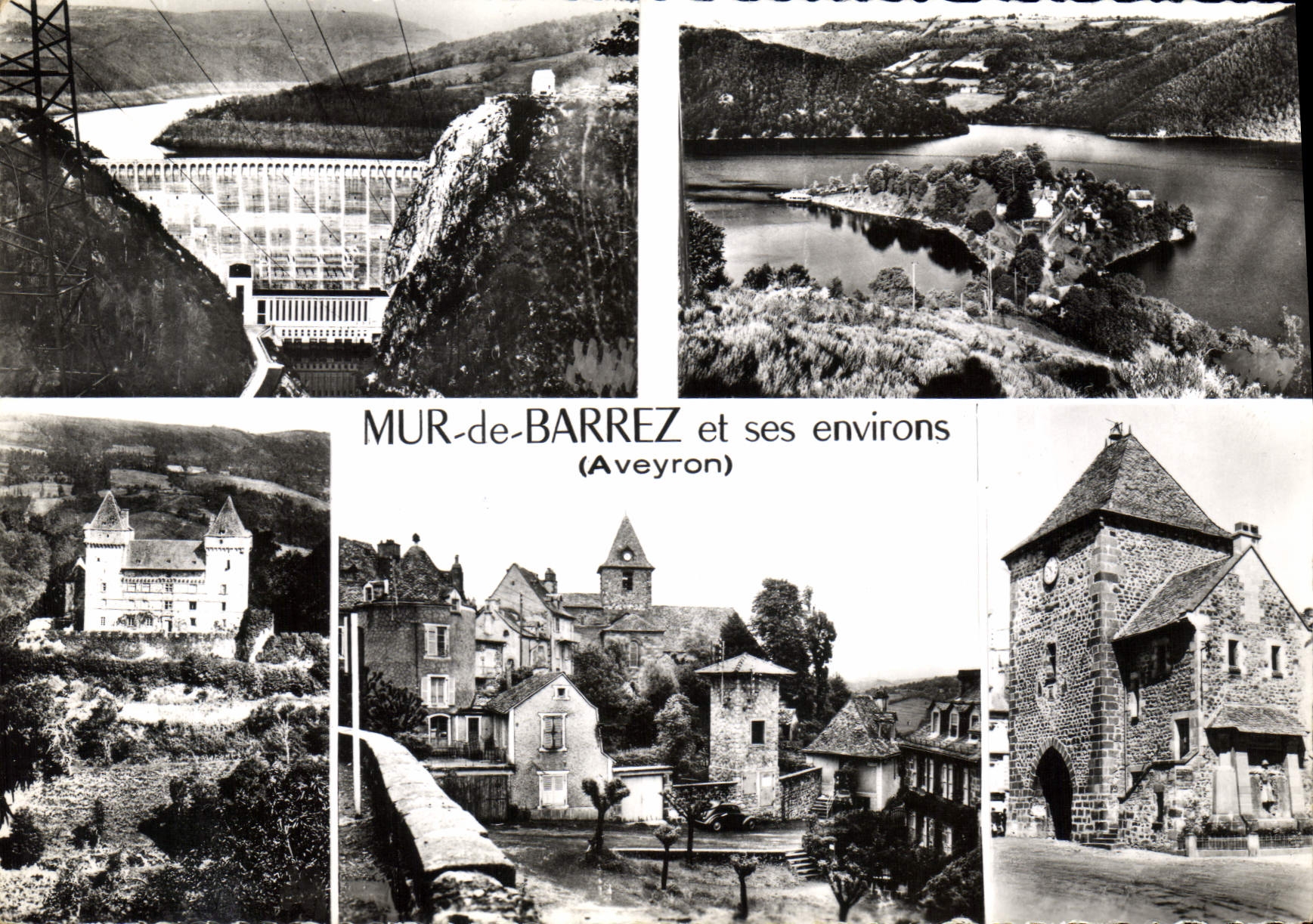 Mur-de-Barrez et ses environs — Aveyron — éditeur non visible, n° de série non lisible