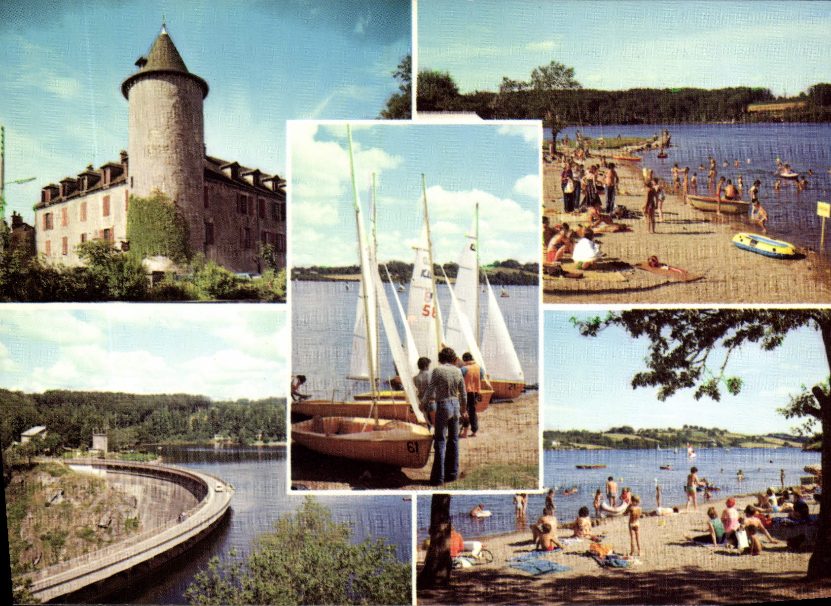 Lac de Pareloup — Hostellerie du Levezou (XVe s.) — CPADeCollection