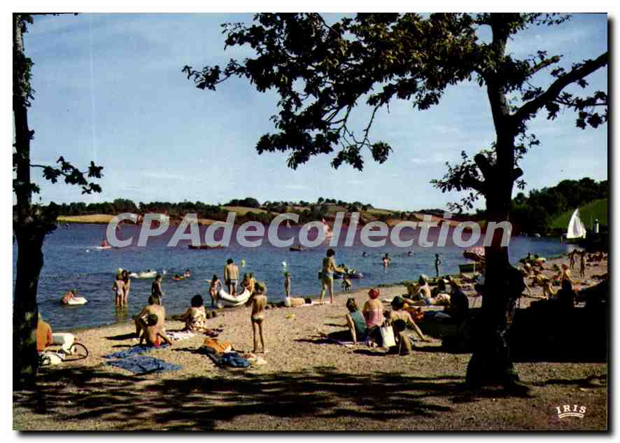 CPA Lac de Pareloup Aveyron La Plage 