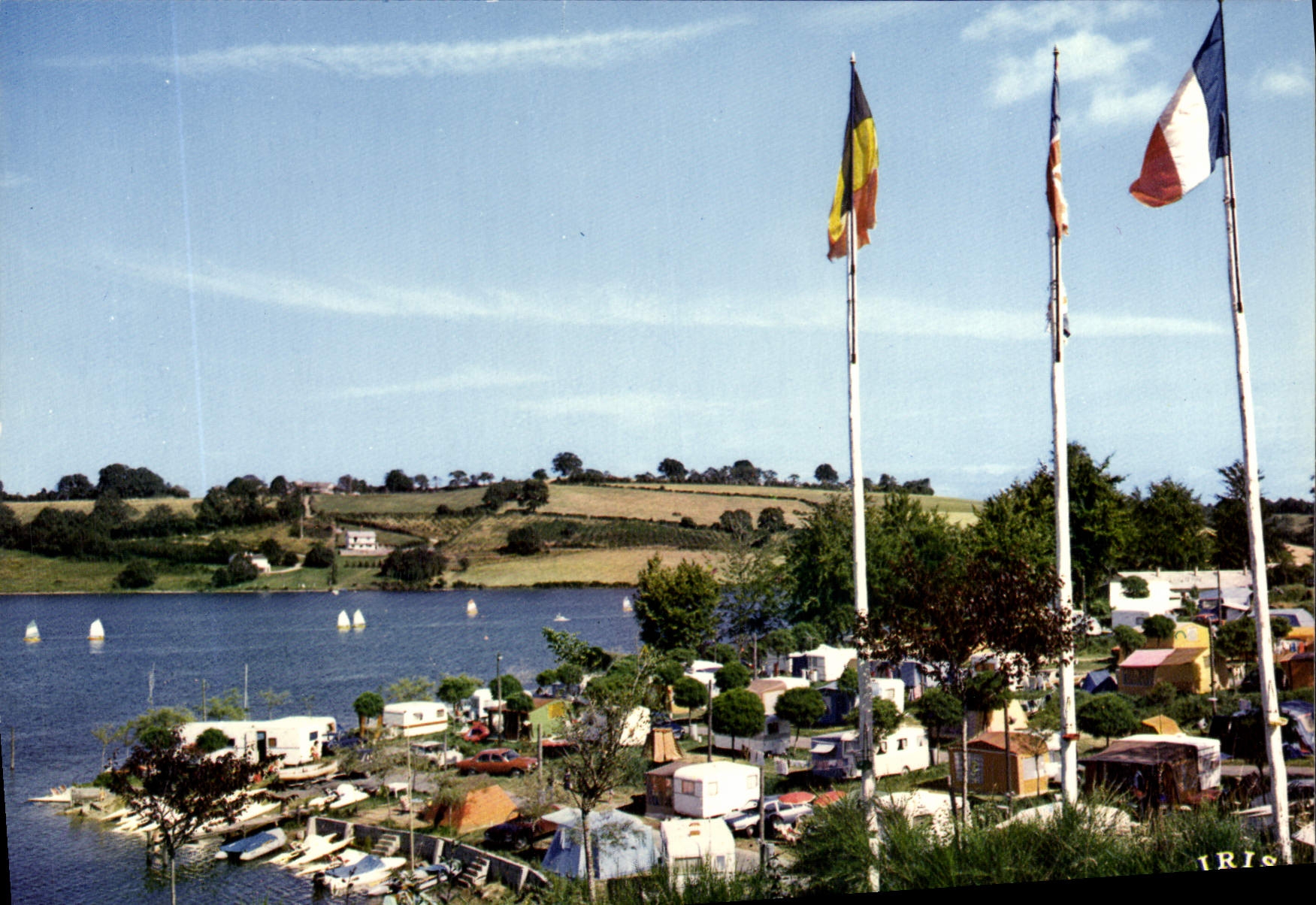 CPA Lac de Pareloup Aveyron Camping Le Reve du Pecheur Notre Dame d'Aures 