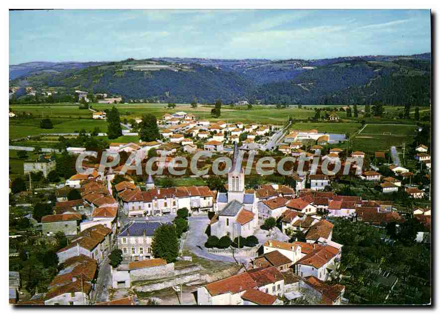 CPA Livinhac Le Haut Aveyron Le Centre du Bourg 