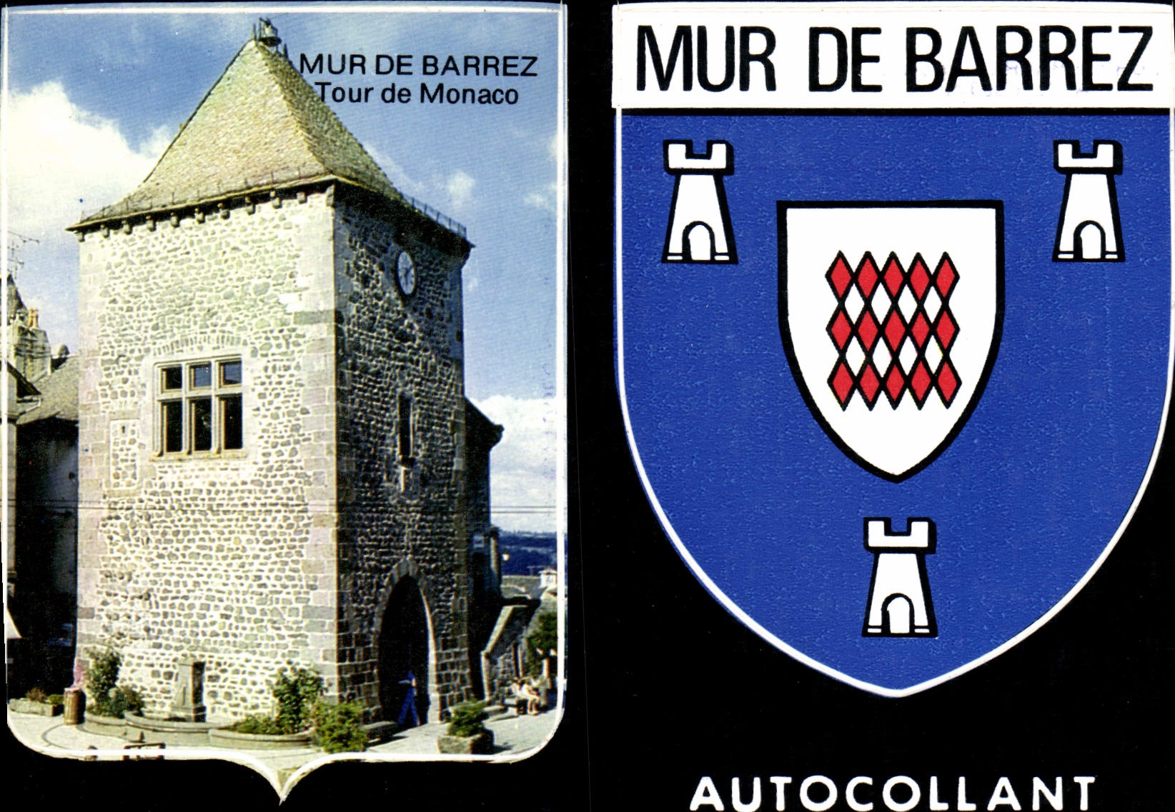 Mur de Barrez — Tour de Monaco — Autocollant