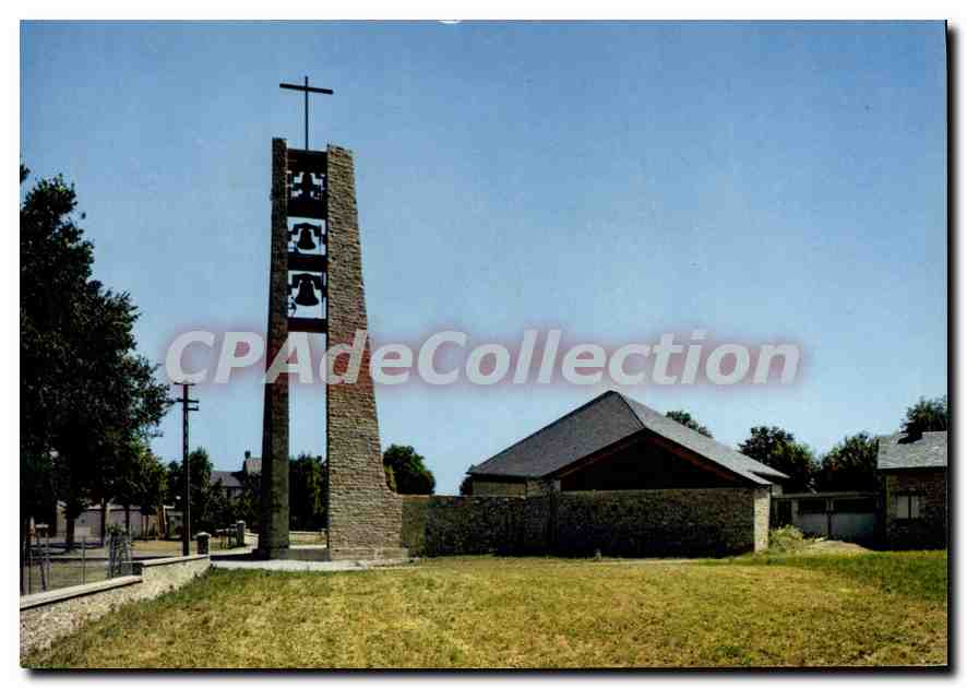 CPA Bozouls Eglise Saint Pie X Architecte J P Pecquet 