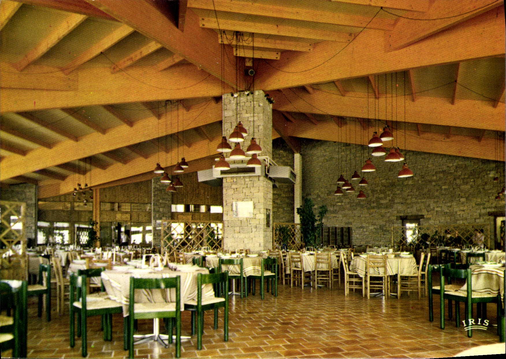 CPA Najac Aveyron Prexotel residence de vacances Pollution zero Le Restaurant Le Cantagrel 