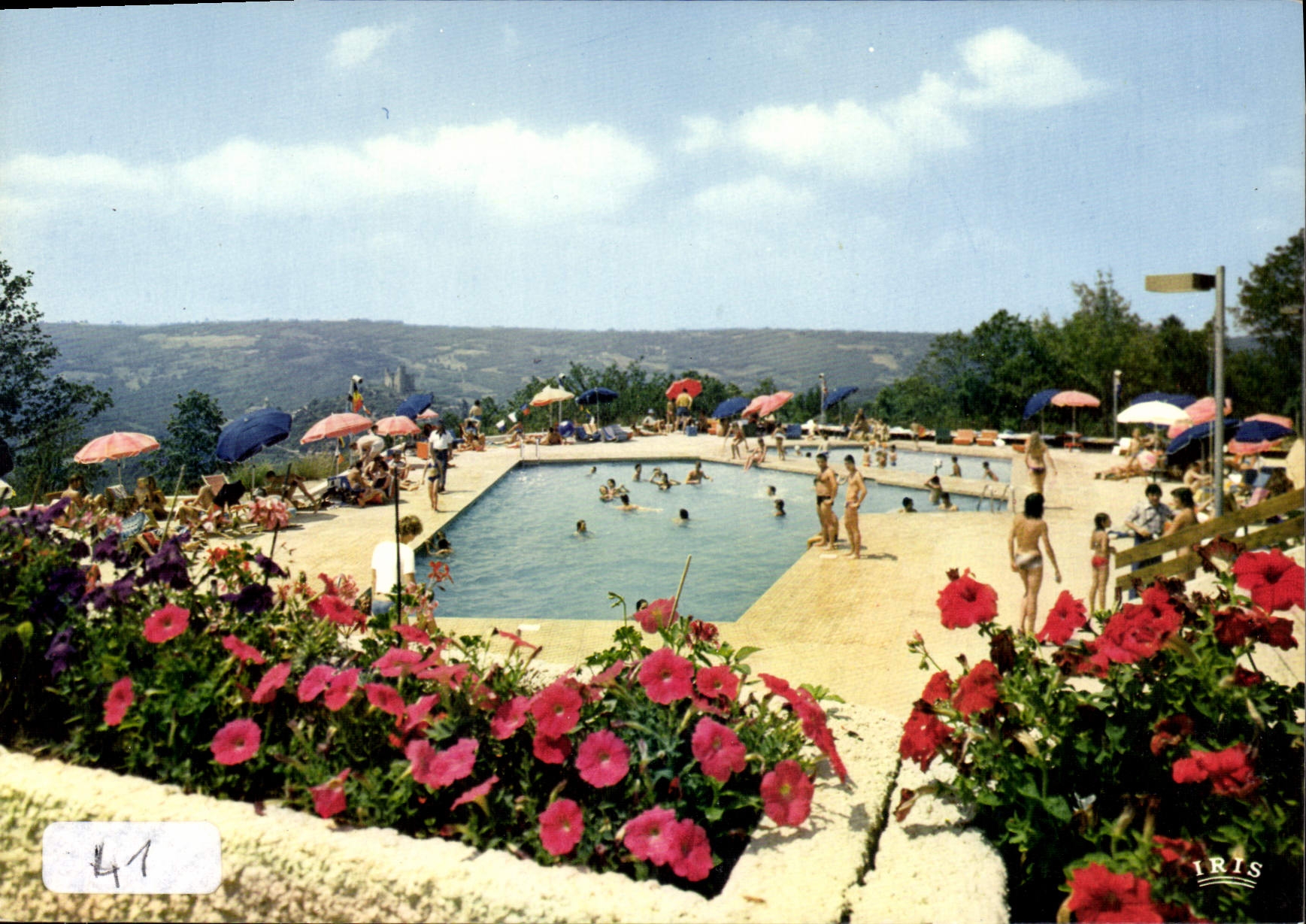 CPA Najac Aveyron Prexotel residence de vacances Pollution zero La Piscine 