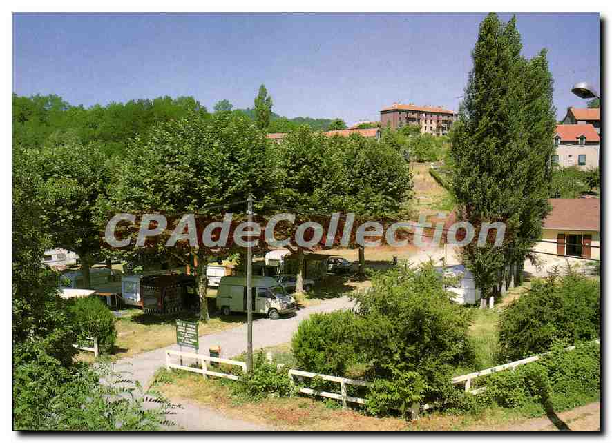 CPA Images de France Cransac les Thermes Aveyron Le Camping 