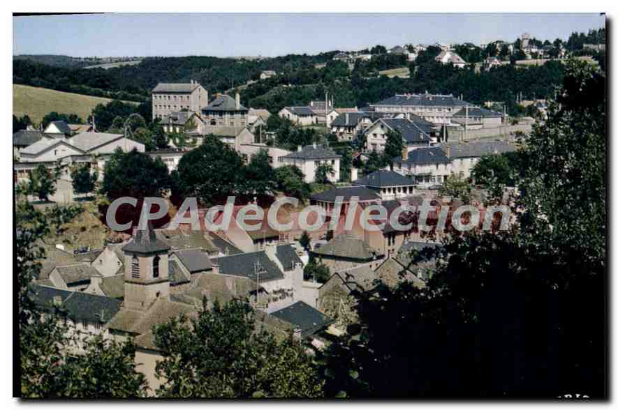 CPA Pont de Salars Aveyron Vue generale 