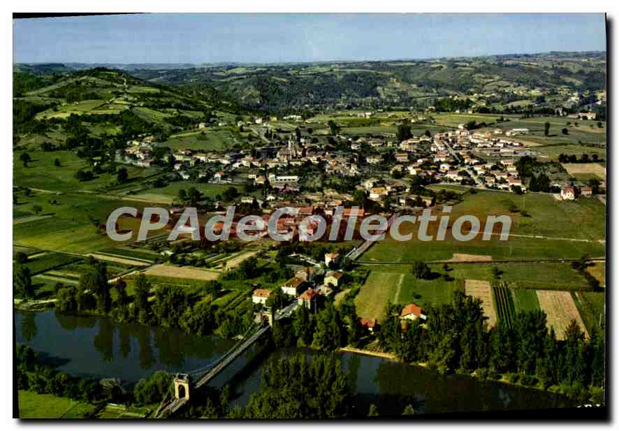 CPA Livinhac le Haut Aveyron Les bords du Lot 