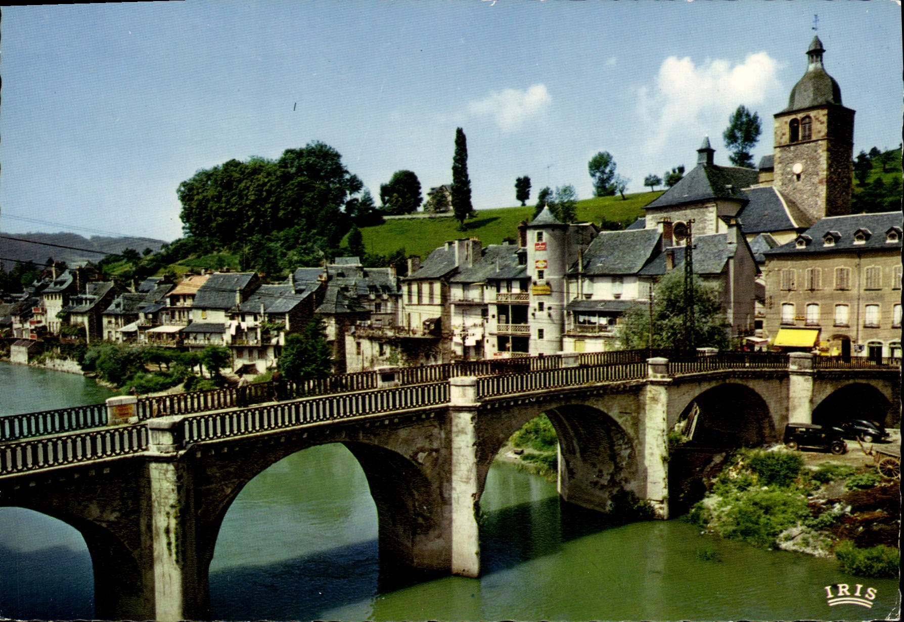 CPA Aveyron Pittoresque Vallee du Lot Saint Geniez d'Olt 