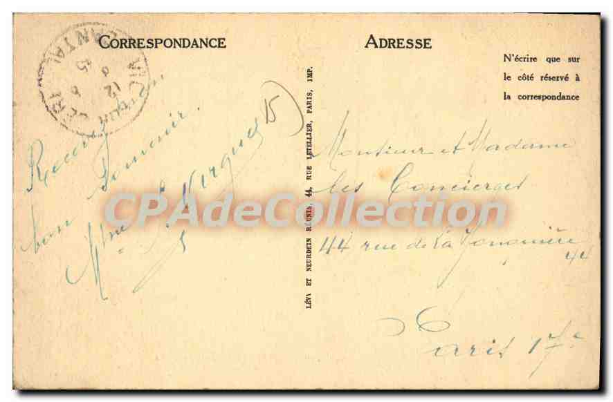 CPA Vic sur Cere Le Pont sur la Cere  — Rückseite