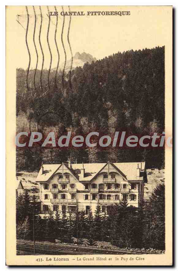 CPA Le Lioran Le Grand Hotel et le Puy de Cere 