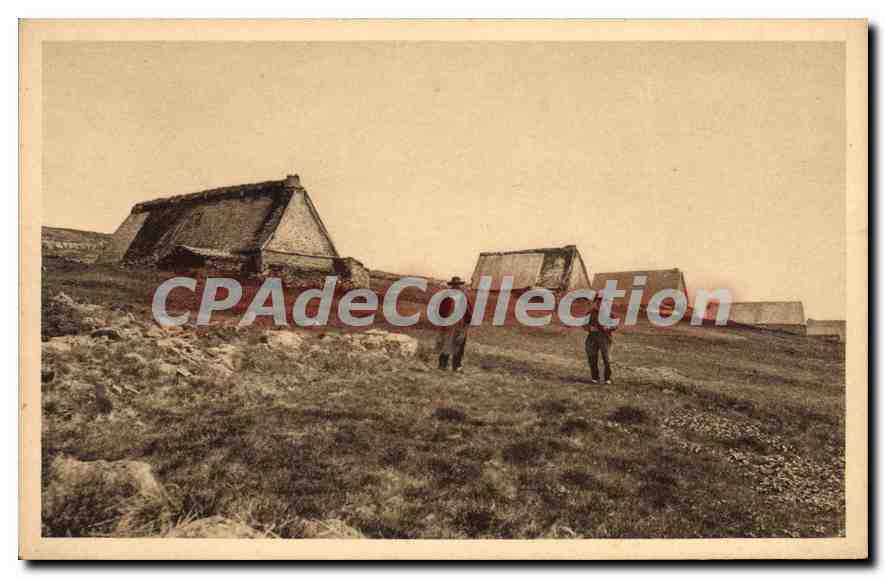 CPA L'Auvergne Pierre sur Haute Le Hameau de la Richarde 