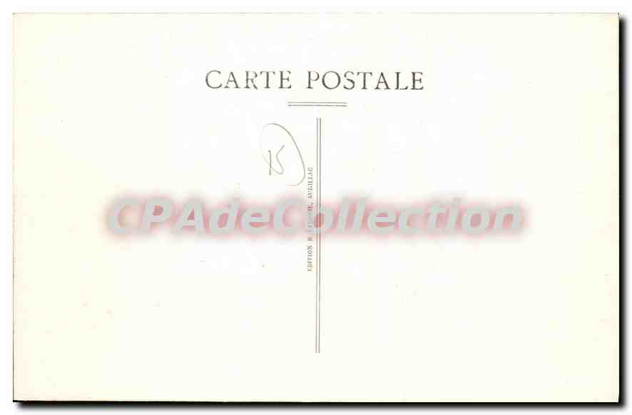 Églers — Vue Générale — Édition M. Fauré, Auliac — Verso