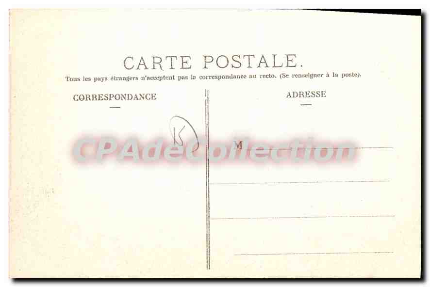 CPA La Bourreio d'Aubergno  — Back