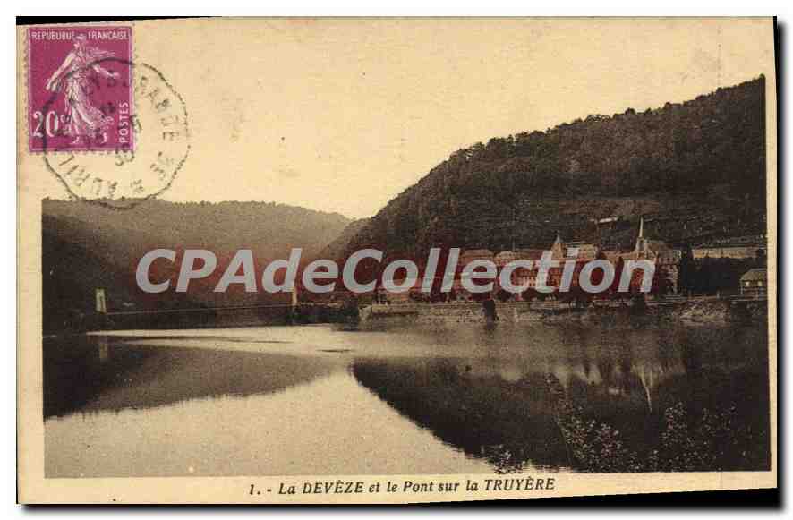 CPA La Deveze et le Pont sur la Truyere 