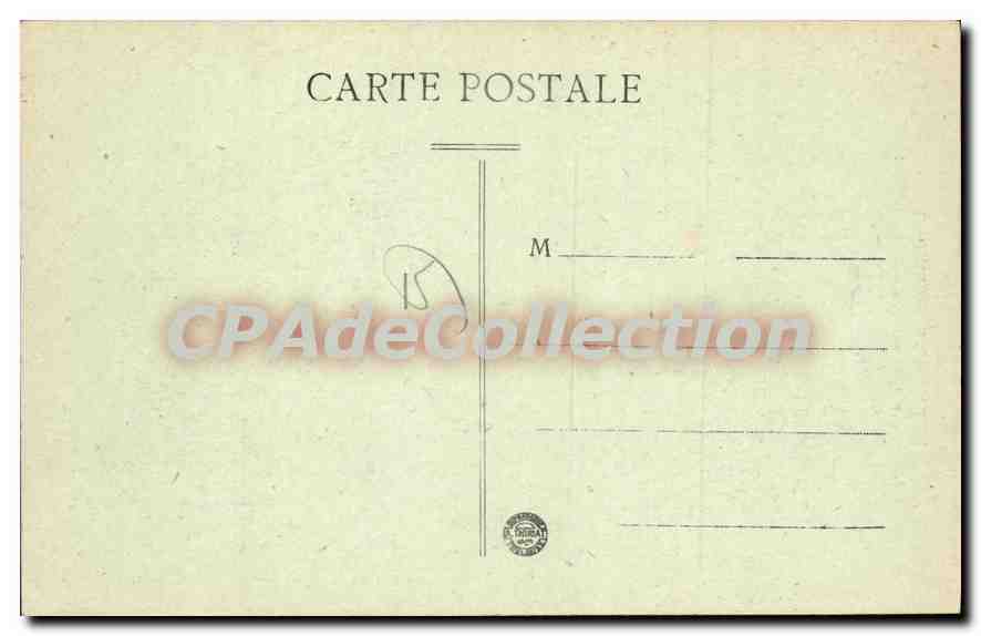 CPA Le Cantal Pittoresque Moulin et Chateau de la Clidele  — Verso